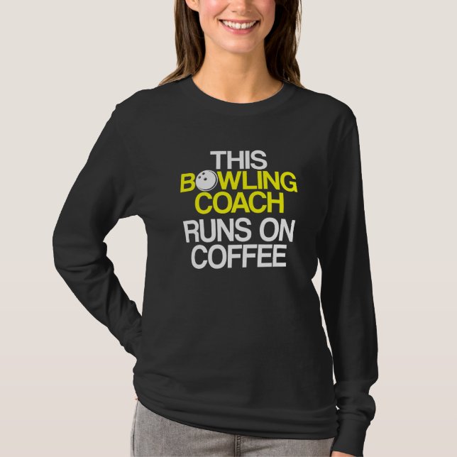 Bowling Coach Player Team Instructor  32 T-Shirt (Front)