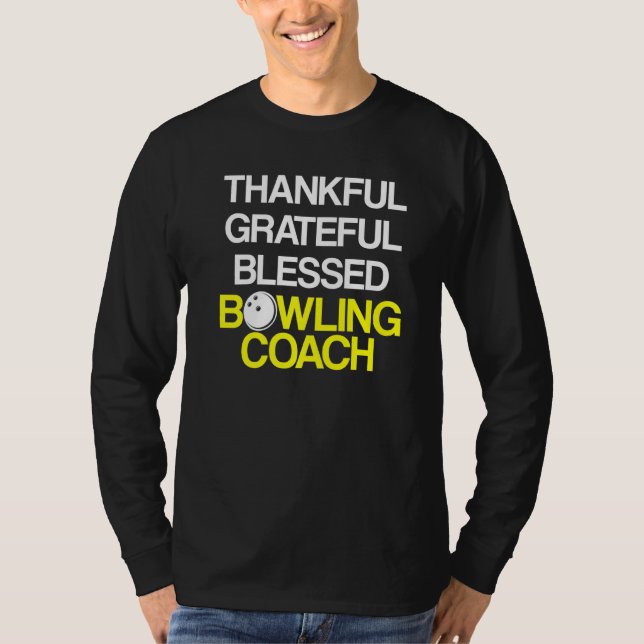 Bowling Coach Player Team Instructor  37 T-Shirt (Front)