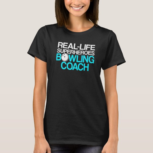Bowling Coach Player Team Instructor     4 T-Shirt (Front)