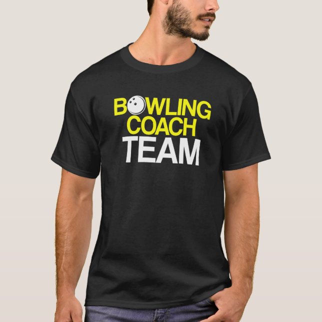 Bowling Coach Player Team Instructor     7 T-Shirt (Front)