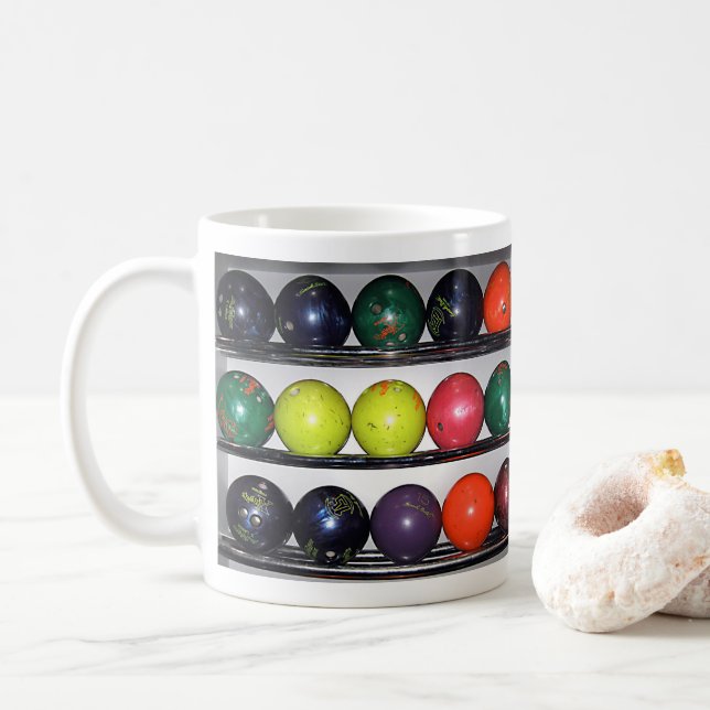 Bowling Coffee Mug (With Donut)