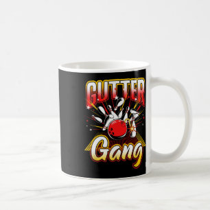 Bowling Cool Gutter Gang Bowlers 10 Pin Coffee Mug