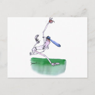 BOWLING - cricket, tony fernandes Postcard
