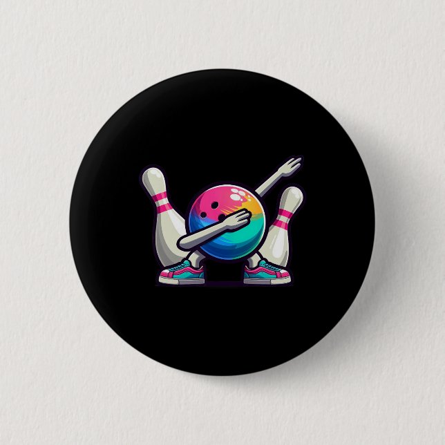 Bowling Dab Bowler Bowling Ll Player Pin Kids Boys (Front)