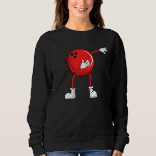 Bowling Dabbing Ball Men Women Kids Youth Mom Alle Sweatshirt
