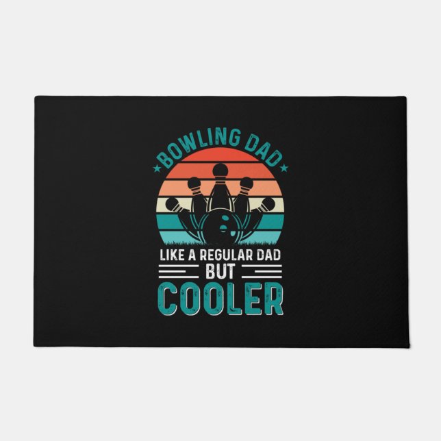 Bowling Dad Doormat (Front)