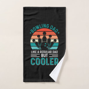 Bowling Dad Hand Towel