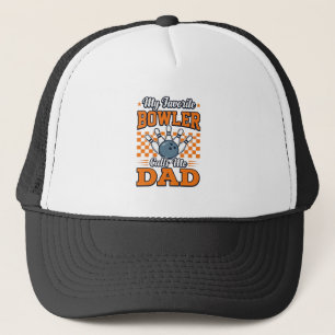 Bowling Dad Shirt My Favourite Bowler Calls Me Dad Trucker Hat
