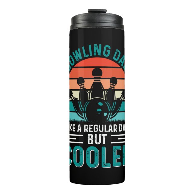 Bowling Dad Thermal Tumbler (Front)