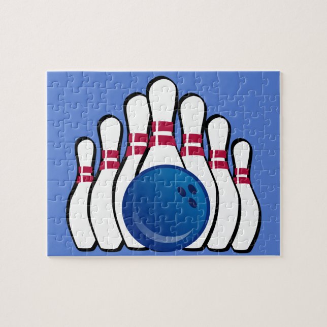 Bowling Design Jigsaw Puzzle (Horizontal)