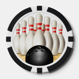 Bowling Design Poker Chips