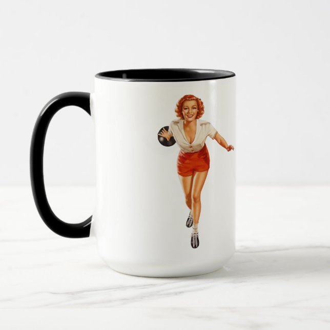 Bowling: Eat, Sleep, Bowl, Repeat Mug (Left)