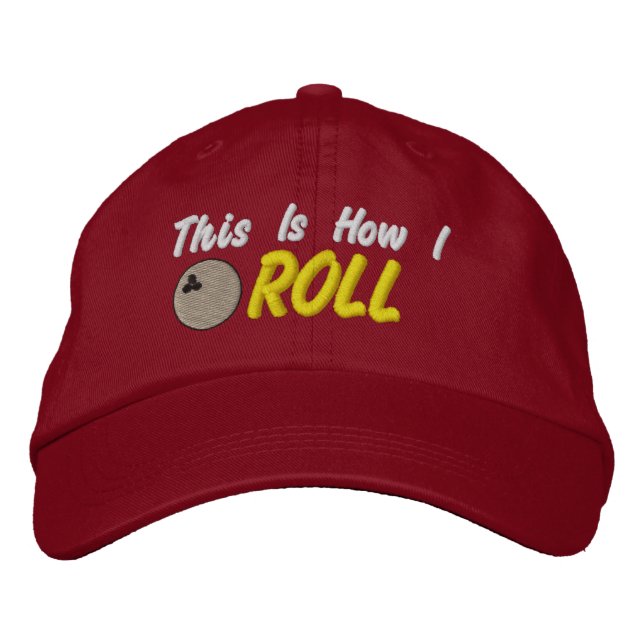 Bowling Embroidered Hat (Front)