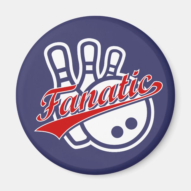 Bowling Fanatic Magnet (Front)