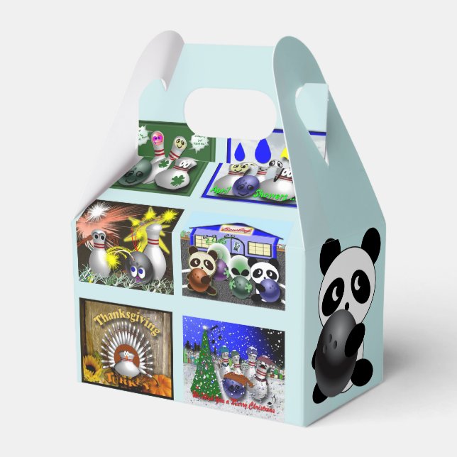 Bowling Favour Box (Front Side)