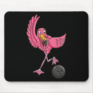 Bowling Flamingo 1 Mouse Pad