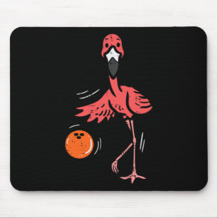 Bowling Flamingo Bowling Player Boys Girls Kid Tod Mouse Pad
