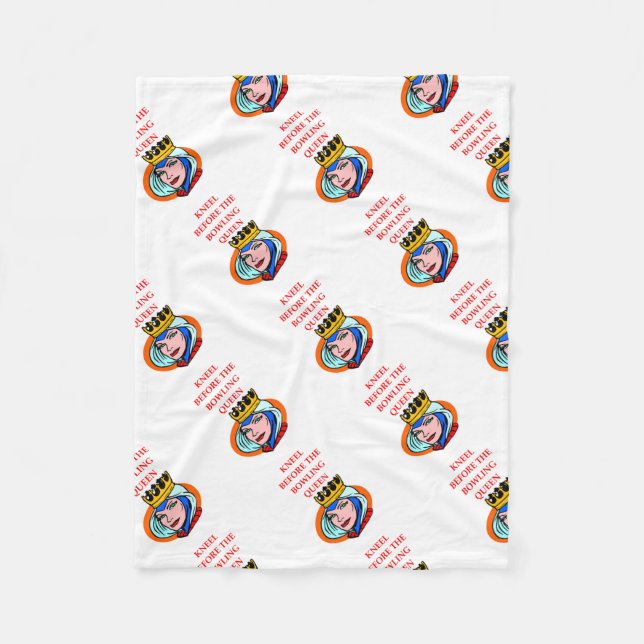 bowling fleece blanket (Front)