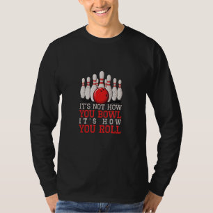 Bowling For Kid Coach Roll League 300 Champion Bi T-Shirt