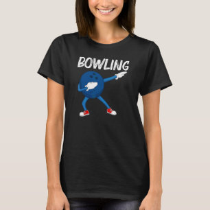 Bowling For Men Women Dabbing Ball Lawn Bowl Candl T-Shirt