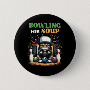 Bowling For Soup Music Cat Style Dj Cat Wearing He 6 Cm Round Badge