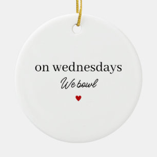 Bowling Friends Gift Ornament,Bowler Keepsake Gift Ceramic Ornament