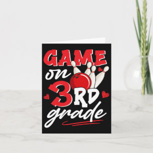 Bowling Game On 3rd Grade Boys Girls Ck To School Card