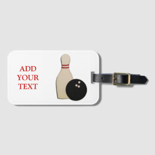 Bowling Gifts Luggage Tag