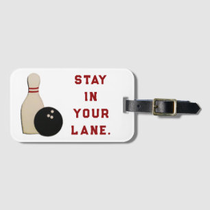 Bowling Gifts Luggage Tag