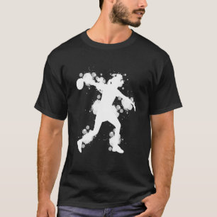 Bowling Girl Ball Pin Bowler Strike Bowling Team B T-Shirt