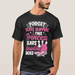 Bowling Girl Princess Pin Bowler Strike Bowling Fa T-Shirt