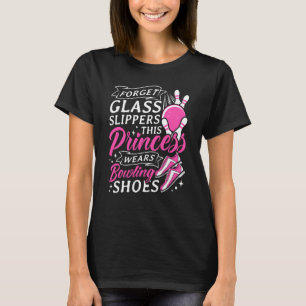 Bowling Girl Princess Pin Bowler Strike Bowling Te T-Shirt