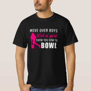 Bowling Girl Princess Queen Bowl Bowler Funny Gift T-Shirt