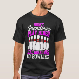 Bowling Grandma Women Grandmother Nana T-Shirt