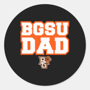 Bowling Green Bgsu Falcons Dad Classic Round Sticker