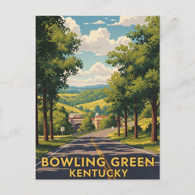 Bowling Green Kentucky Travel Postcard (Front)