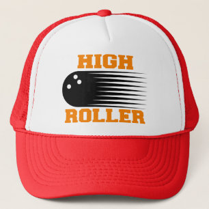 Bowling High Roller Bowler Trucker Hat