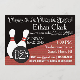 Bowling Invitation for Everyone!