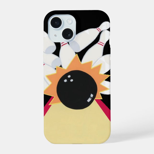Bowling iPhone 15 Case (Back)