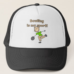 Bowling is my Sport Tshirts and Gifts Trucker Hat