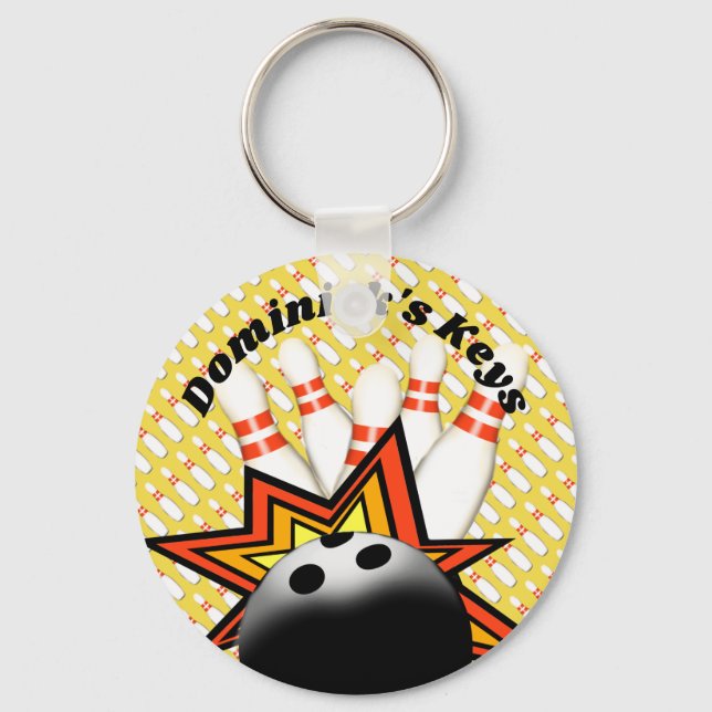 Bowling Key Chain (Front)