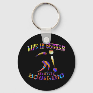 Bowling Key Ring
