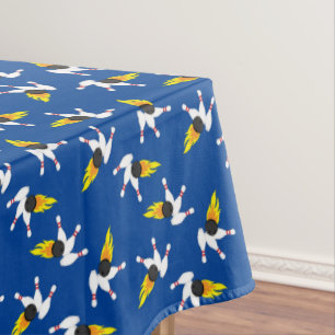 Bowling Kids Birthday Party Cute Sports  Tablecloth