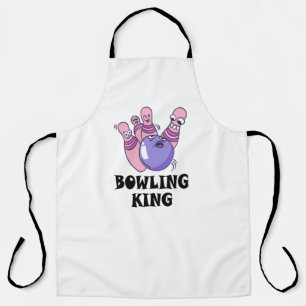 Bowling King Childrens Birthday Party Apron