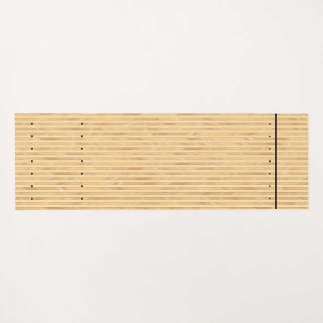 Bowling Lane/Approach Area (Front/Back) Yoga Mat (Back (Horizontal))
