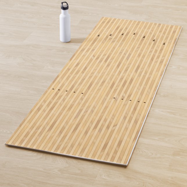Bowling Lane/Approach Area (Front/Back) Yoga Mat (In Situ)