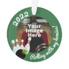 Bowling League Personalised Photo Christmas