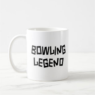 bowling legend coffee mug