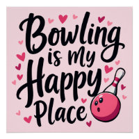 Bowling Lover Cute Retro Aesthetic Sports Design