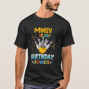 Bowling Mimsy Of The Birthday Bowler Vintage Xmas T-Shirt